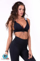 Топ Lace-up sport bra N694 Black